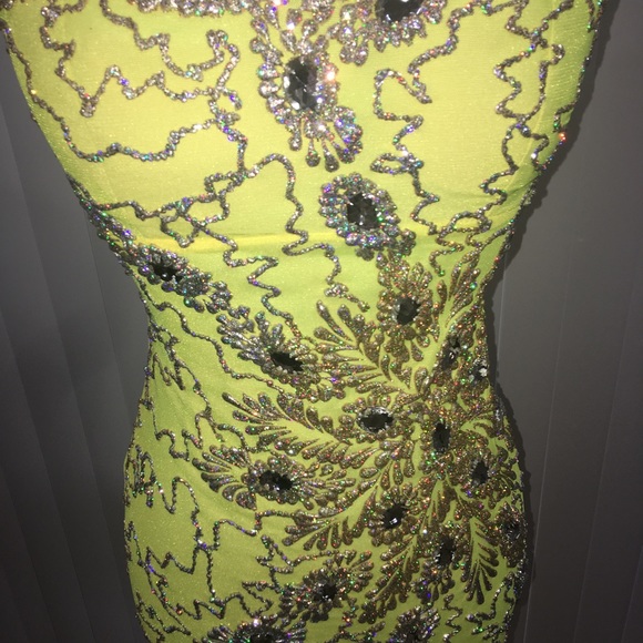 SOLD!!! Hand Painted Holt dress - Picture 5 of 13